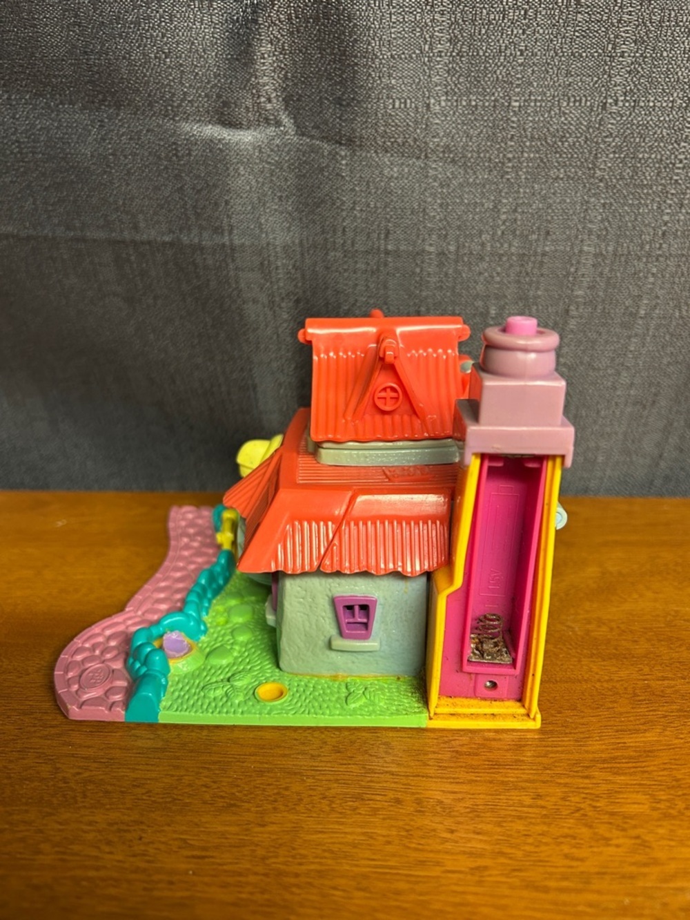 VINTAGE 1994 Polly Pocket Light Up Kitty House Animal Wonderland Collection - Picture 5 of 10